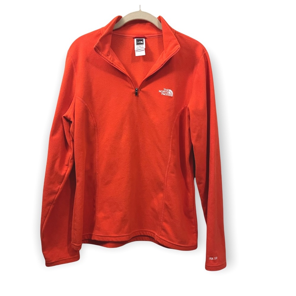 The North Face Women's TKA 100 Glacier 1/4 zip Pullover Sz Large